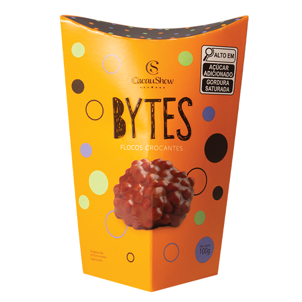 Flocos Crocantes Bytes ao Leite 100g