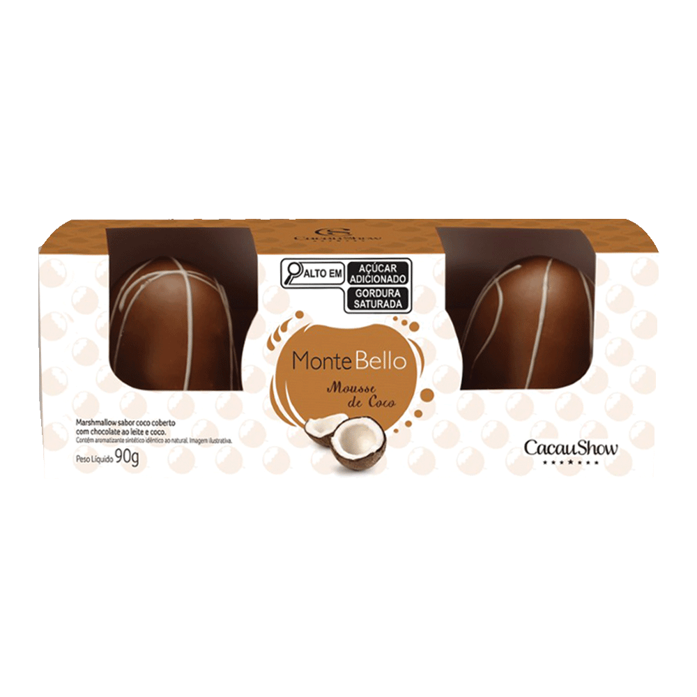 Marshmallow MonteBello Mousse de Coco 90g