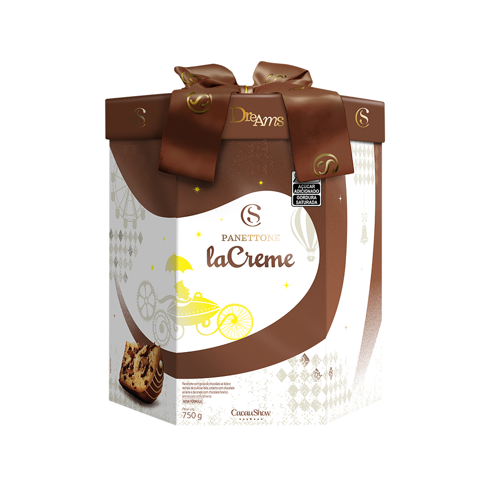 Panetone laCreme Premium ao Leite 750g