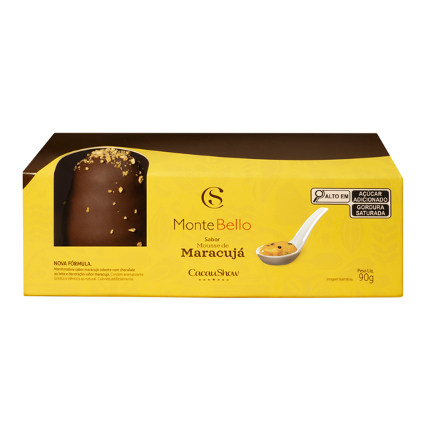 Marshmallow MonteBello Mousse de Maracujá 90g