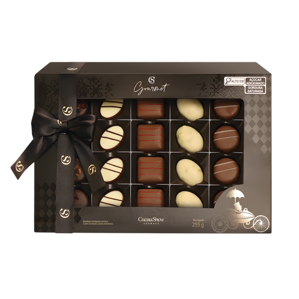 Caixa de Bombons Gourmet Sortidos 255g