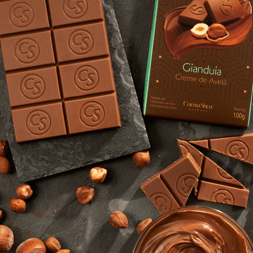 Tablete LaNut de Chocolate ao Leite e Avelã 100g - Imagem 2