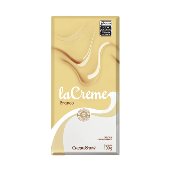Tablete laCreme de Chocolate Branco 100g - Imagem 2