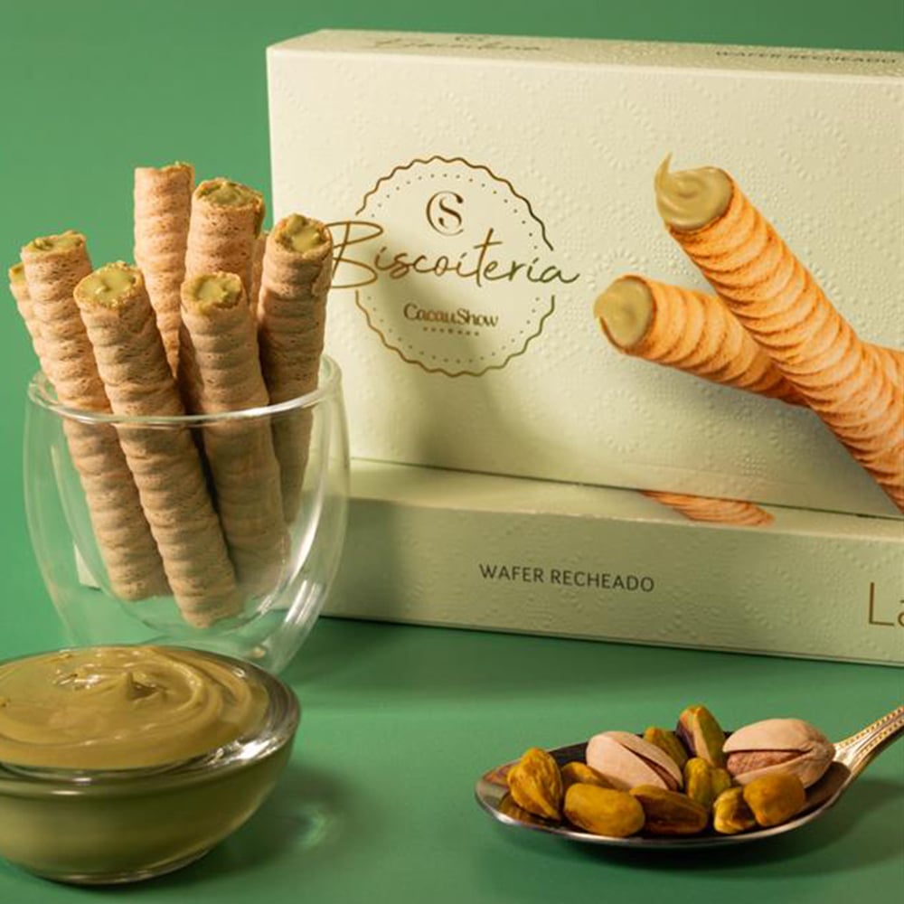Wafer Biscoiteria Pistache 80g - Imagem 2