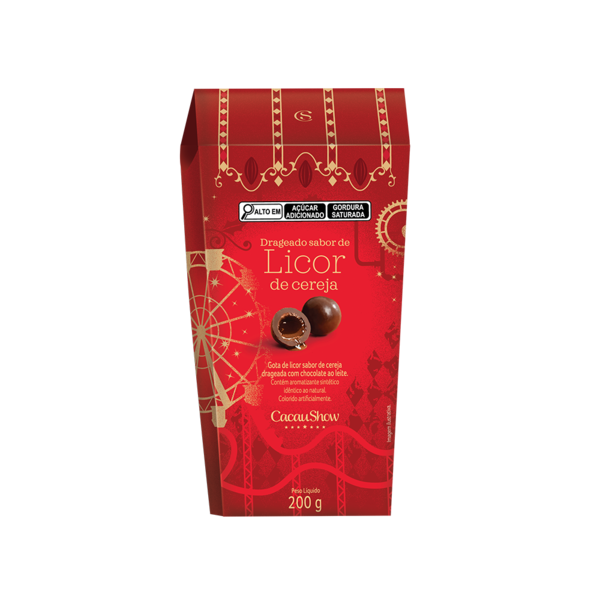 Drageados ao Leite com Licor de Cereja 200g