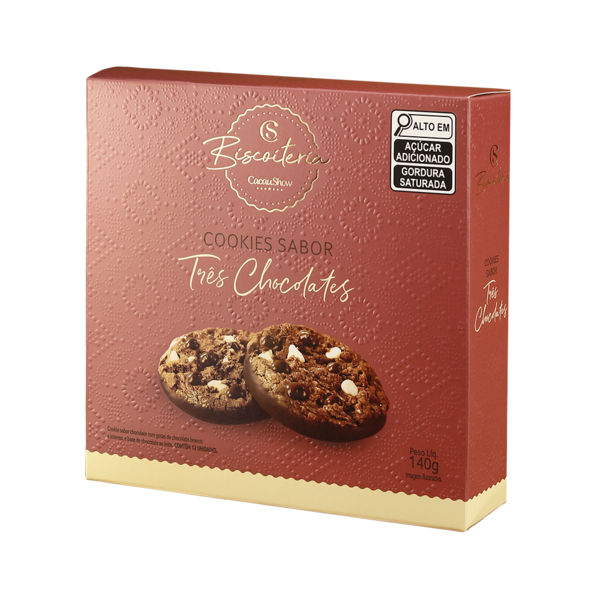 Cookies 3 Chocolates Sortidos 140g