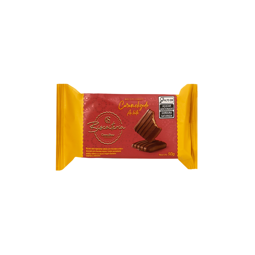 Biscoito Caramelizado ao Leite 50g