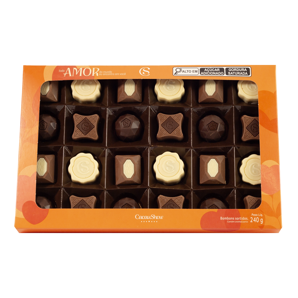Caixa de Bombons Sortidos Amor 240g