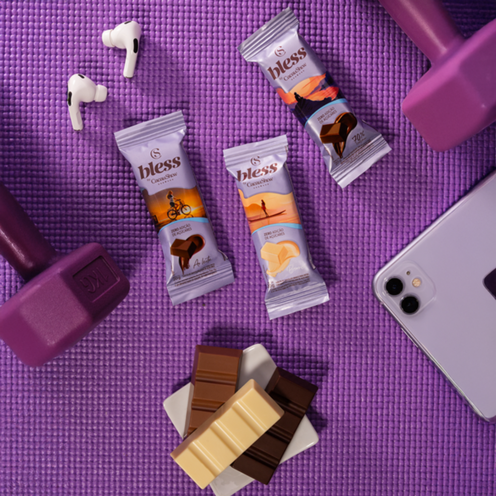 Tablete Bless Zero Adição de Açúcar ao Leite 20g - Imagem 2