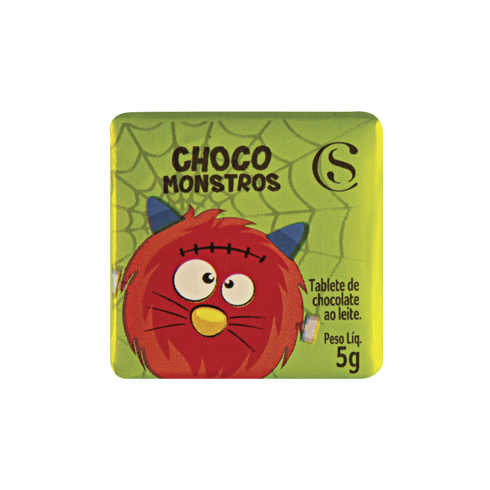 Tablete Halloween dos Chocomonstros Surpresa 5g - Imagem 4
