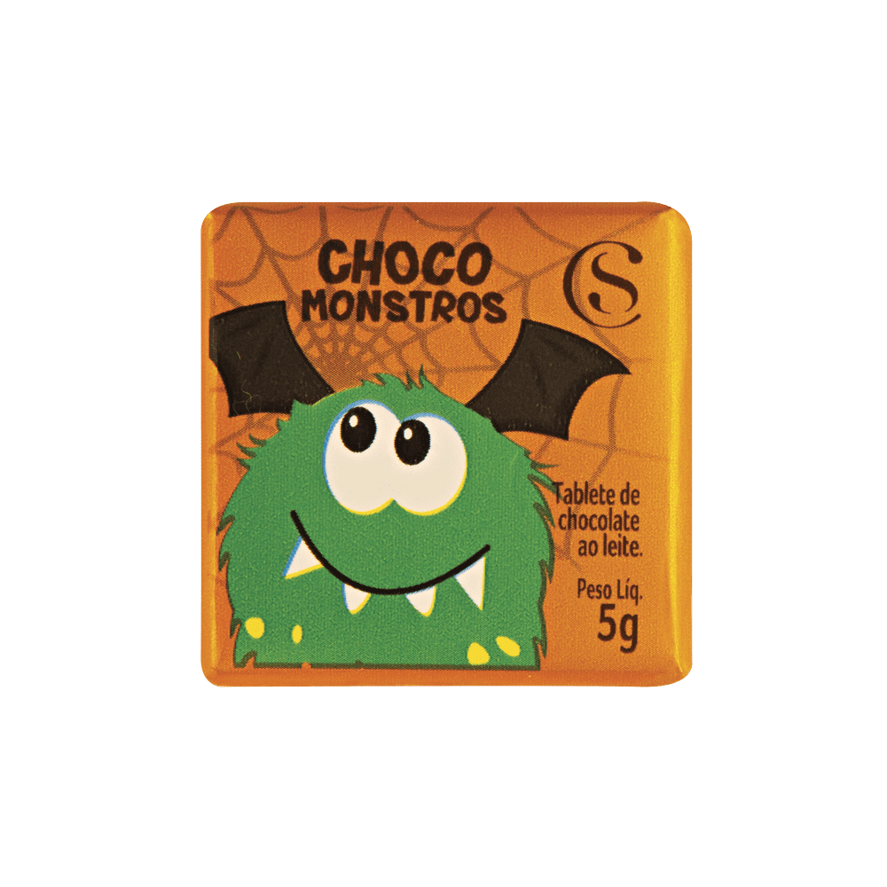 Tablete Halloween dos Chocomonstros Surpresa 5g - Imagem 5