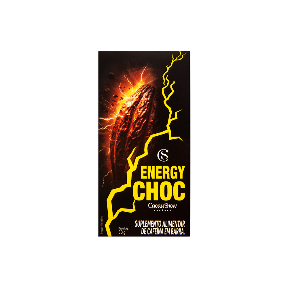 Tablete de Chocolate ao Leite Energy 30g