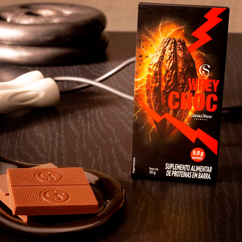 Tablete Whey Choc ao Leite 30g - Imagem 2