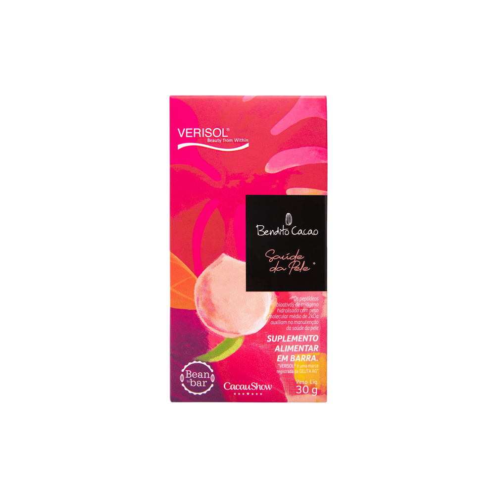 Tablete de Chocolate 70% Bendito Cacao Saúde da Pele 30g