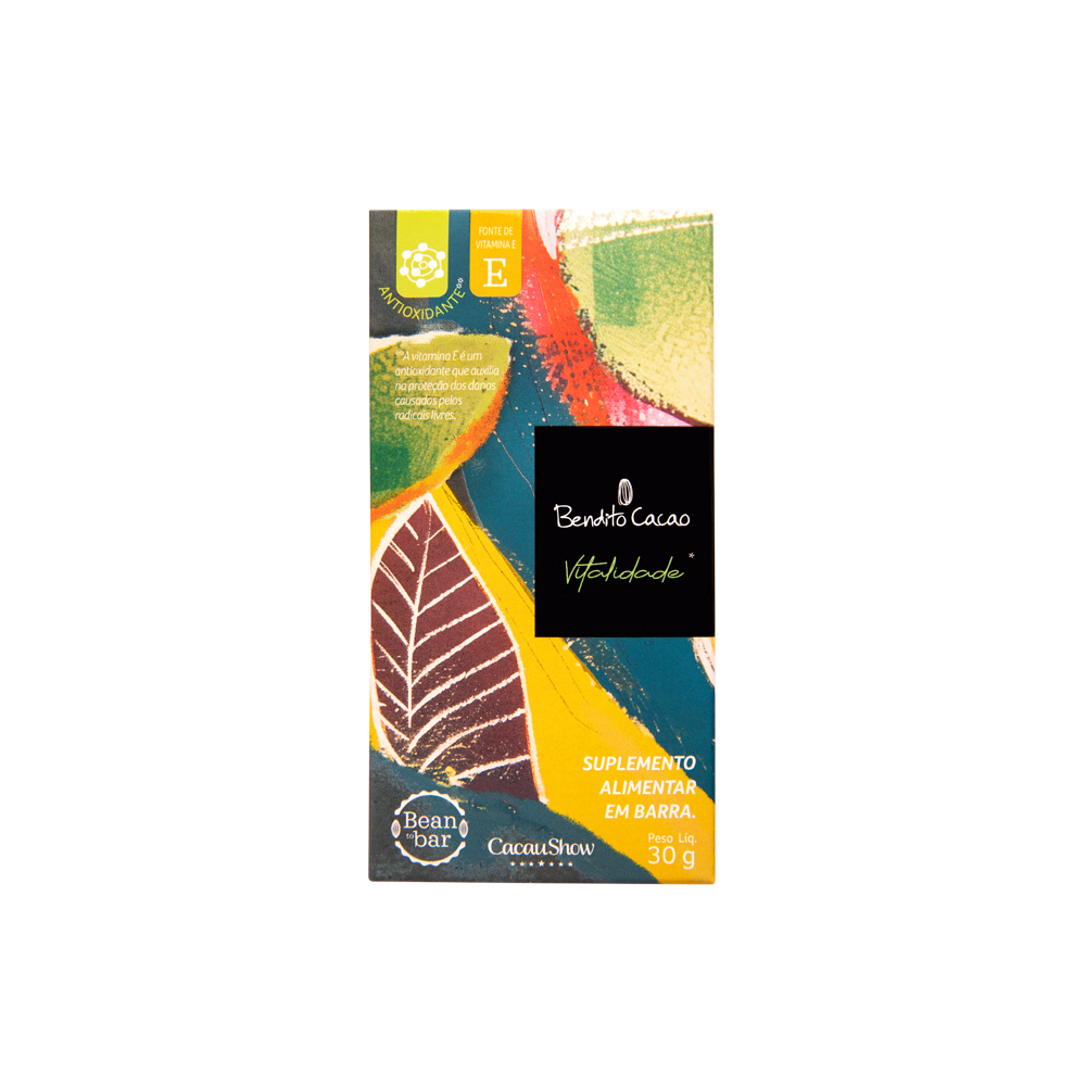 Tablete de Chocolate 70% Bendito Cacao Vitalidade 30g