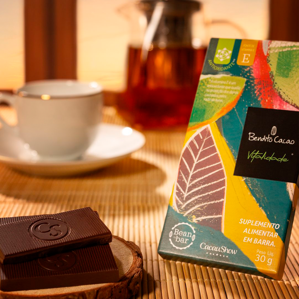 Tablete de Chocolate 70% Bendito Cacao Vitalidade 30g - Imagem 2