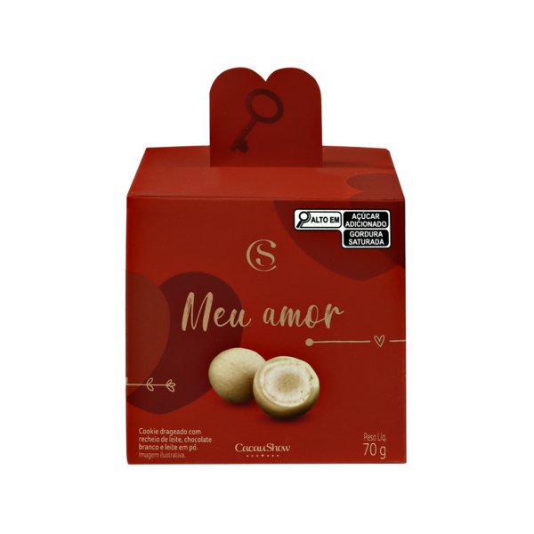 Mini Cubo com Drageados de Leite em Pó 70g