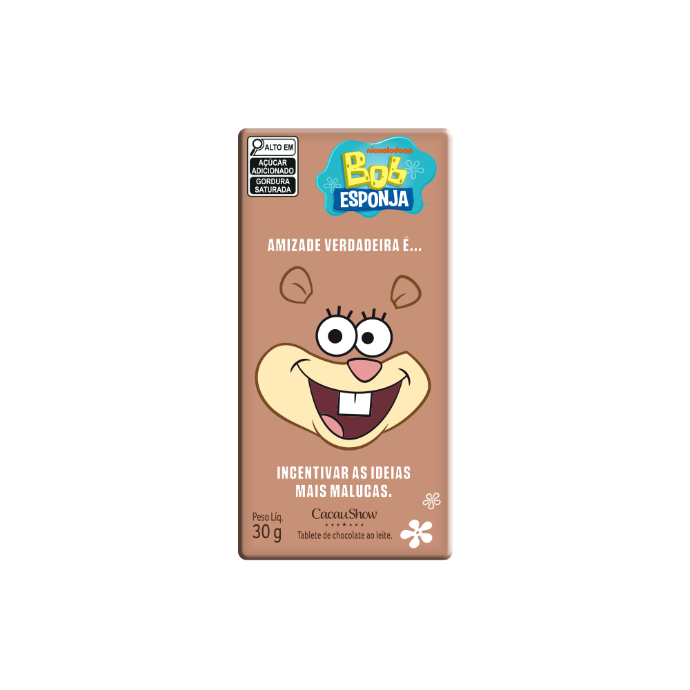Tablete Turma Bob Esponja 30g - Imagem 4