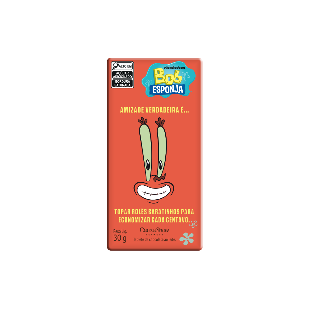 Tablete Turma Bob Esponja 30g - Imagem 6
