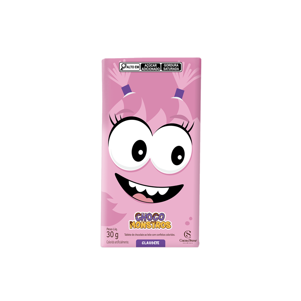 Tablete de Chocolate ao Leite Chocomonstros 30g - Imagem 5
