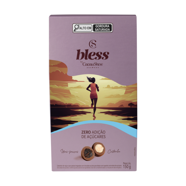 Drageado Bless Zero Adição de Açúcar ao Leite 150g