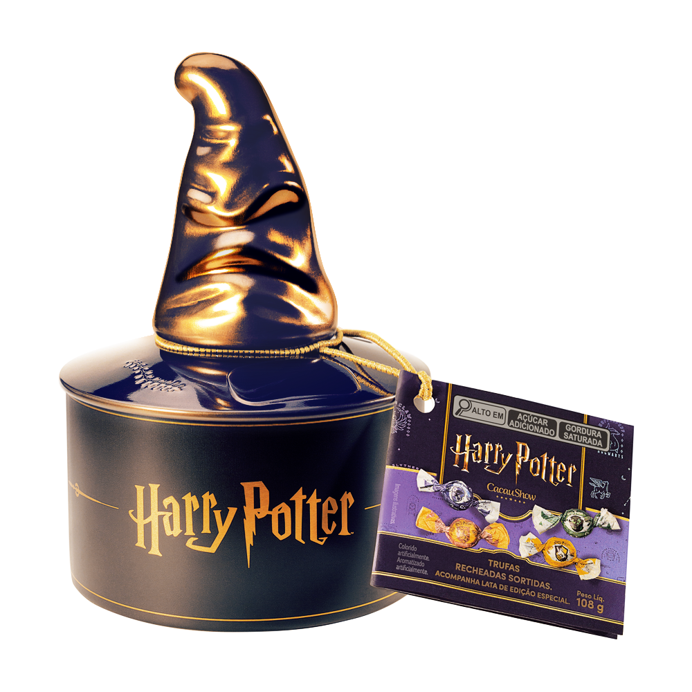 Lata Chapéu Seletor Harry Potter 108g