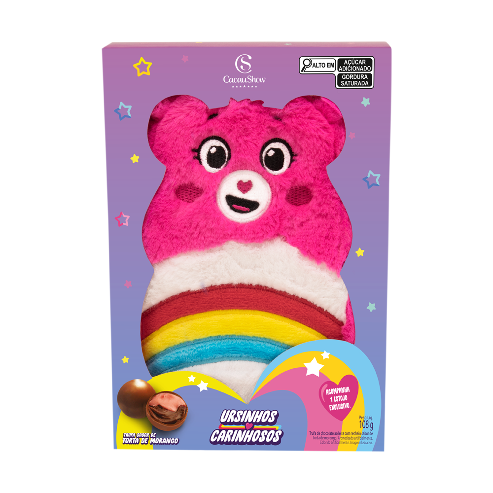 Estojo Ursinhos Carinhosos Ursinha Animadinha 108g