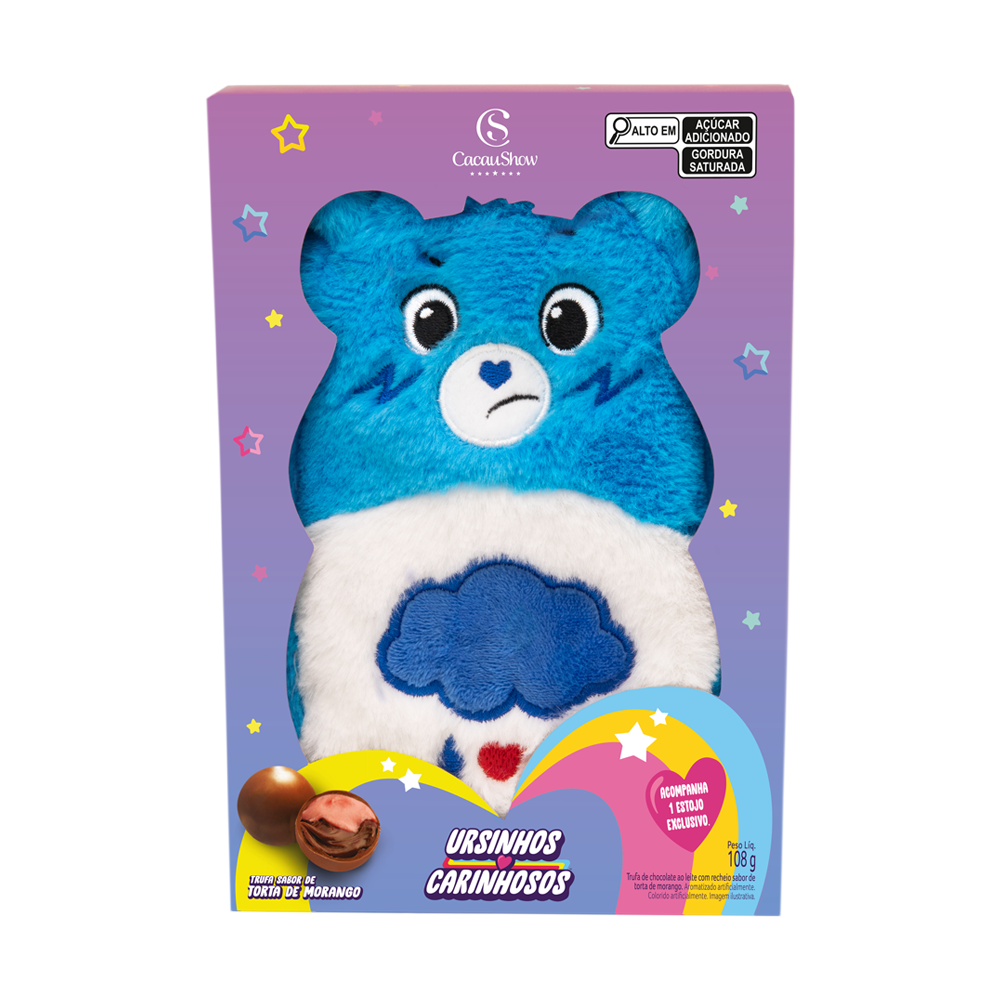 Estojo Ursinhos Carinhosos Ursinho Zangadinho 108g
