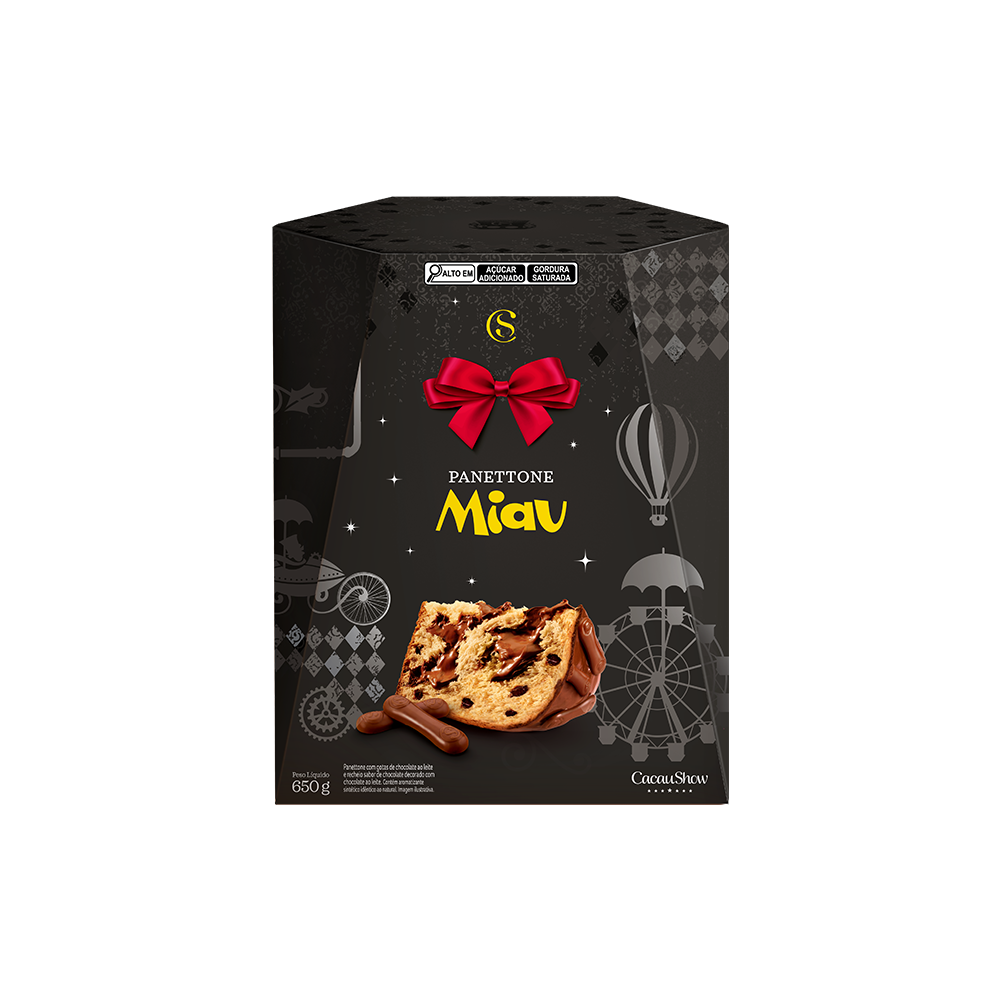 Panetone Clássico Miau 650g