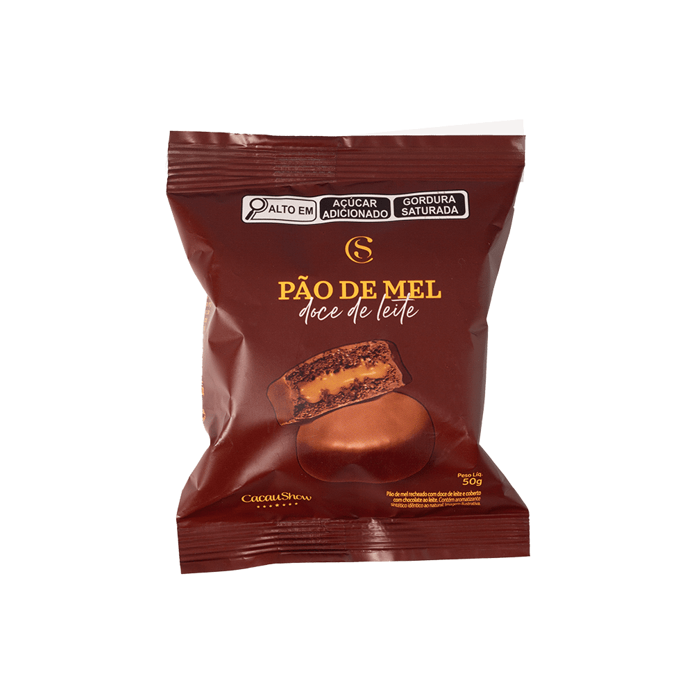 Pão de Mel de Doce de Leite 50g - Imagem 2