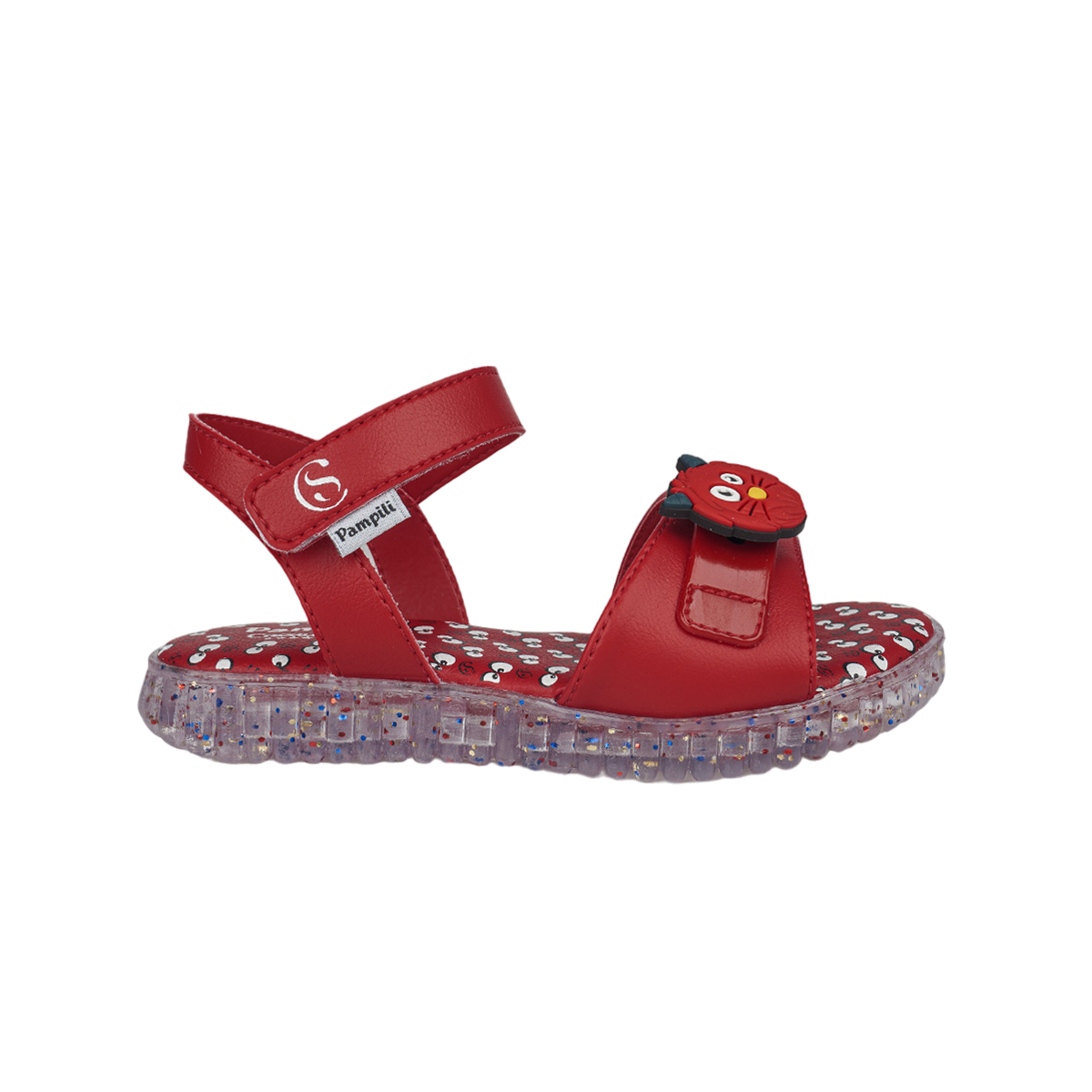 Sandália Infantil Pampili Chocomonstros Vermelha - Imagem 2