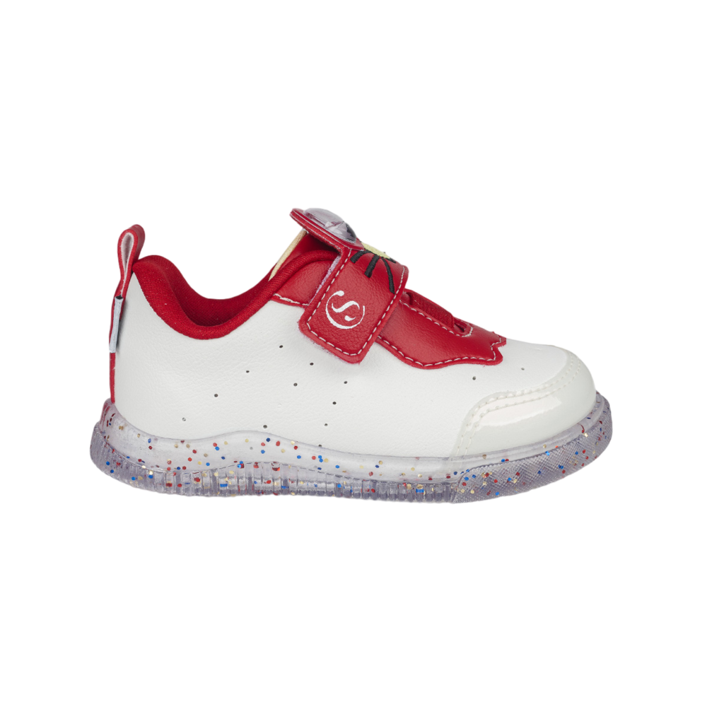 Tênis Infantil Pampili Chocomonstros Filó Branco - Imagem 2