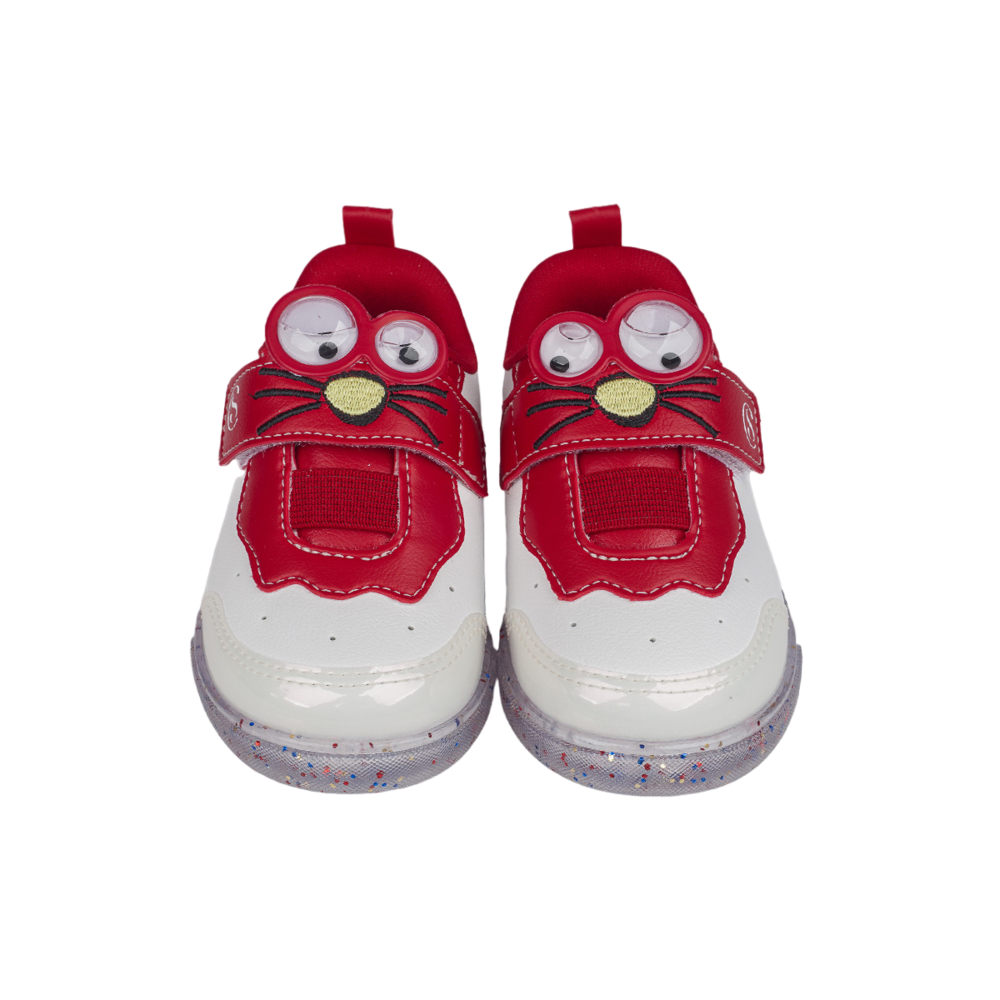 Tênis Infantil Pampili Chocomonstros Filó Branco - Imagem 5