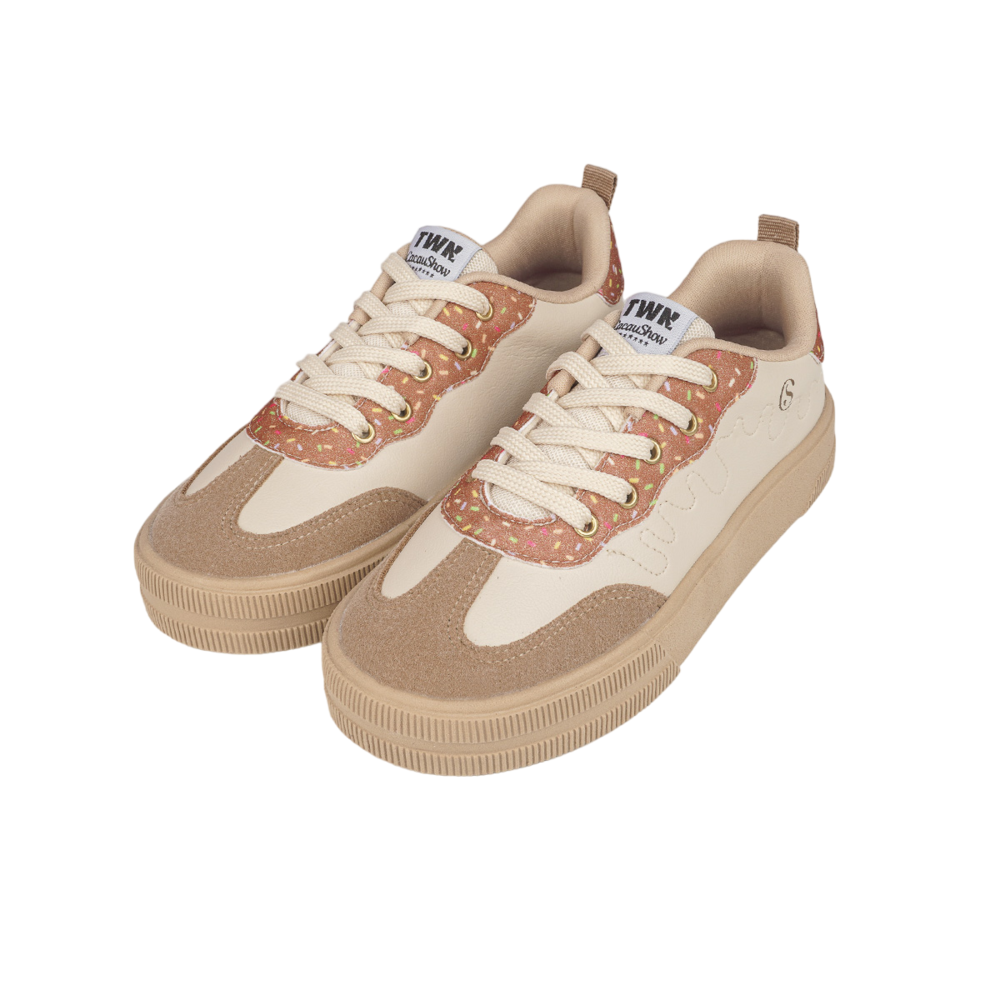 Tênis Pampili Chocomonstros Tween Nude - Imagem 4