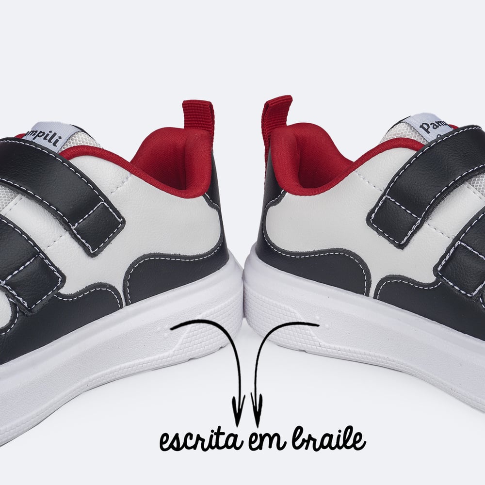 Tênis Pampili Chocomonstros Branco e Preto - Imagem 9