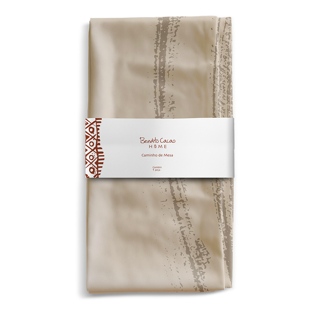 Caminho de Mesa Off White Bendito Cacao