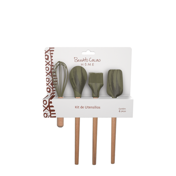 Kit Utensílios Verde Bendito Cacao