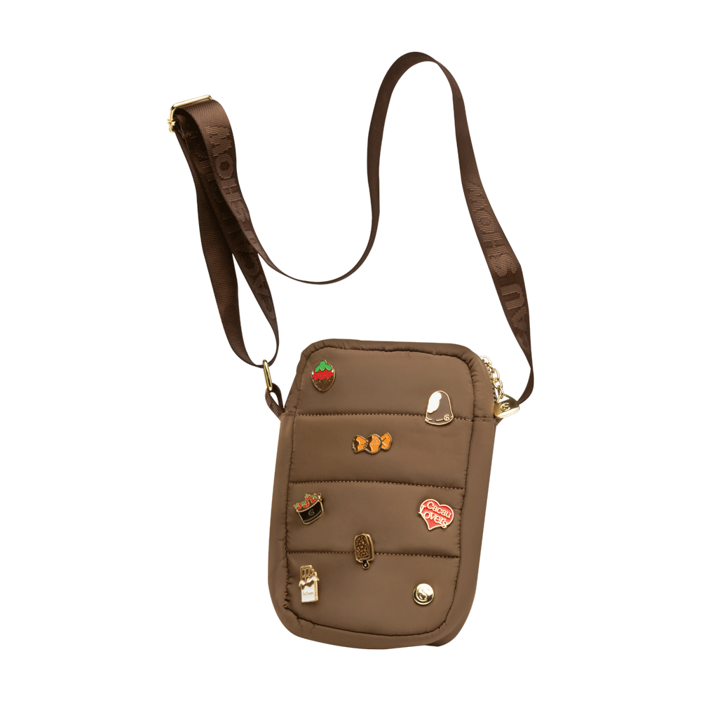 Bolsa Transversal Marrom Cacau Show - Imagem 2