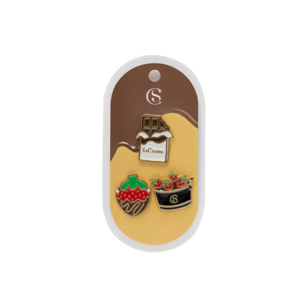 Kit Pins laCreme + Morango + Fondue