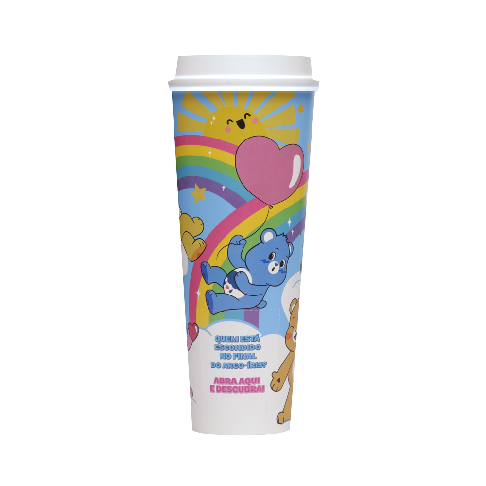 Copo com Achocolatado Chaveiro Ursinhos Carinhosos - Imagem 2